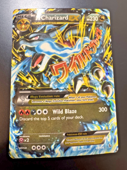 Pokemon TCG M Charizard EX Card 69/106 XY Flashfire 2014 LP/MP - Image 2