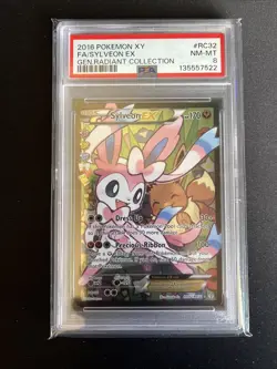 PSA 8 Sylveon Ex Holo RC32 Generations Radiant Collection Pokemon Card TCG - Image 1