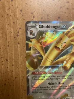 Gholdengo ex 139/182 SV04 Paradox Rift Holo Double Rare Pokemon TCG Card Foil US - Image 2