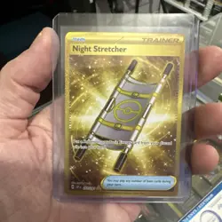Pokemon Night Stretcher Trainer Card 251/191 Sv08 Surging Sparks Holo Hyper Rare - Image 1