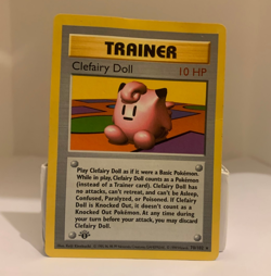 1st Edition Clefairy Doll Shadowless Base Set 1999 71/102 Pokemon Card - Image 1