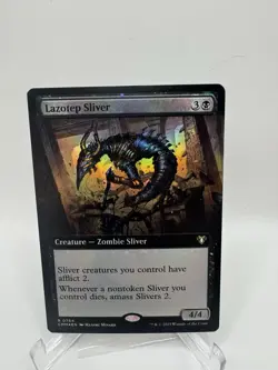 Lazotep Sliver (Extended Art) Commander Masters Foil - Image 1
