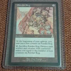 Magic: The Gathering Powder Keg Artifact Regular Urza's Destiny Dan Frazier - Image 1