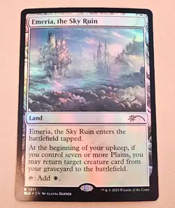 MTG FOIL Emeria, The Sky Ruin 1291 Secret Lair Rare NM - Image 1