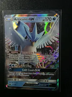 Pokemon TCG - Articuno GX Celestial Storm 31/168 Ultra Rare Holo NM - Image 1