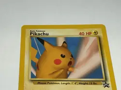 Pokemon TCG Pikachu Snap WOTC Black Star Promo - Image 2