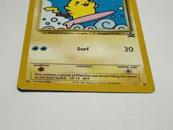 Pokemon TCG Surfing Pikachu WOTC Black Star Promo - Image 3