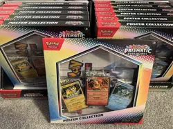 Lot Of 12 Pokemon Scarlet & Violet Prismatic Evolutions Poster Collection SEALED - Image 1