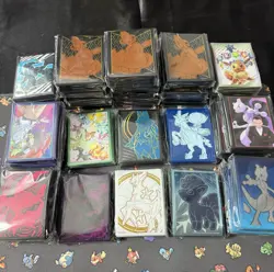 Pokemon TCG Various Sets ETB Deck Sleeves + Deck Dividers - Over 1500 PCS Total - Image 1