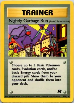 Pokemon TCG Nightly Garbage Run Team Rocket 77/82 Uncommon - Image 1