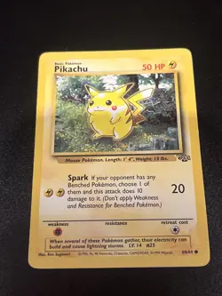 Pokemon TCG Pikachu Jungle 60/64 Regular Unlimited Common (5) - Image 1