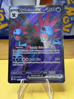 Pokemon TCG: Hydreigon ex #161/086 Sv: White Flare Holo Art Rare - Image 1