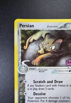 2006 Pokemon Persian EX Holon Phantoms 48/110 Reverse Holo Stamped - Image 2