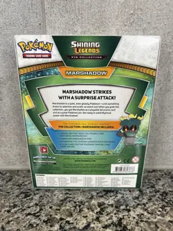 Pokemon Shining Legends Marshadow Pin Collection Sealed - Image 2