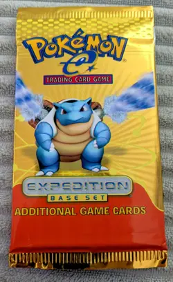 Pokemon Expedition Booster Pack Blastoise Art Sealed Wizards of the Coast, NewU - Image 1