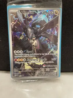 Pokemon TCG - N's Zekrom #31 POKEMON CENTER Promo Ascended Heroes ETB SEALED - Image 1