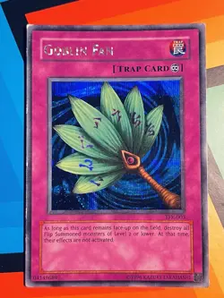 Yugioh Goblin Fan TFK-003 Parallel Secret Rare LP - Image 1