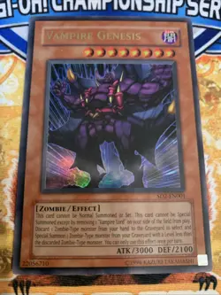 Yugioh Vampire Genesis SD2-EN001 LP - Image 1