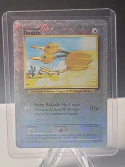 Pokemon Card Doduo Reverse Foil 2002 Pokemon Legendary Collection #71/110 . LP - Image 1