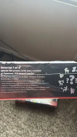 Pokemon Prismatic Evolutions Surprise Box Exclusive Promo Card & Booster Packs - Image 5