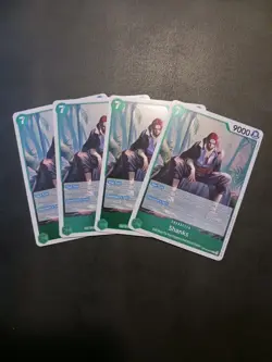 X4 One Piece Card Game TCG Shanks OP14-027 R M/NM Condition - Image 1