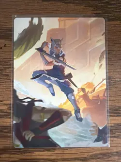 Sokka's Charge Art Card - Art Series: Avatar: The Last Airbender (ASTLA) Magic - Image 1