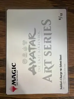 Sokka's Charge Art Card - Art Series: Avatar: The Last Airbender (ASTLA) Magic - Image 2