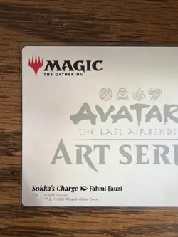 Sokka's Charge Art Card - Art Series: Avatar: The Last Airbender (ASTLA) Magic - Image 3