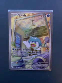 Pokemon TCG Quaxly Scarlet & Violet Paldea Evolved Holo Card 206/193 NM - Image 1
