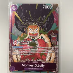 Bandai Card Fest 25-26 One Piece Monkey D Luffy Card OP07-073 Englisch Near Mint - Image 1