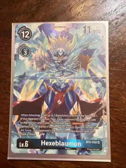 Hexeblaumon (Alternate Art) BT5-032 SR Digimon Card Game Dimensional Phase - Image 1