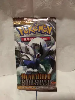 Sealed Pokemon Heart Gold Soul Silver Booster Pack - 10 Cards Lugia - Image 1