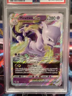 Pokemon 2022 PSA 10 Mewtwo VStar Pokemon Go 031/078 Card - Image 2