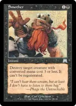 Magic MTG - Etouffer - Carnage - MINT/NMINT - FR - Image 1