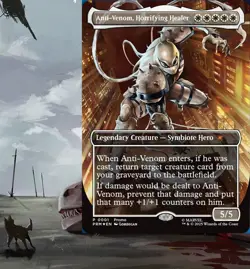 Anti-Venom, Horrifying Healer Commander Deck Magic MTG EDH Hero Equipment Alt - Image 1