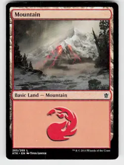 Khans of Tarkir #265 Mountain (265) - Image 1