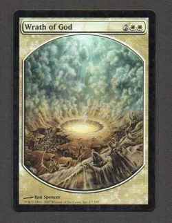 MtG FOIL Wrath of God Ira di Dio FOIL (Player Rewards Promos) - Image 1