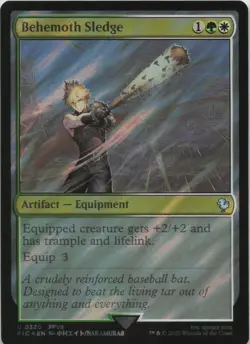 Behemoth Sledge (Surge Foil) - FOIL - U Commander: FINAL FANTASY 320 - MTG - Image 1