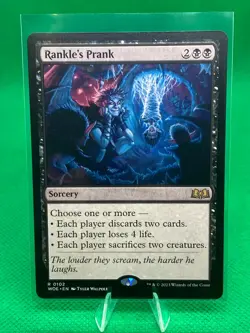 MTG Rankle's Prank WOE #102 Rare - Image 1