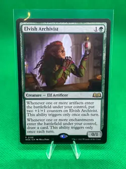 MTG - ELVISH ARCHIVIST - Wilds of Eldraine (R) - Image 1