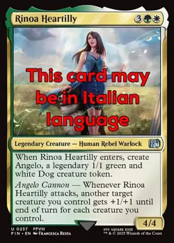 MTG RINOA HEARTILLY FOIL EXC - RINOA HEARTILLY 237 - FIN - MAGIC - Image 1