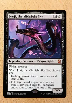 MTG Magic: Junji der Nachthimmel, the Midnight Sky, English Mint Drache Dragon - Image 1