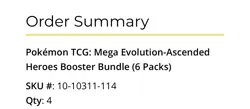 4x Pokemon TCG Mega Evolution: Ascended Heroes Booster Bundle PRESALE CONFIRMED - Image 2