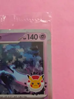 HEART SWIRL Pokemon Scarlet & Violet SEALED Ceruledge Pokemon Day 2024 Promo - Image 5