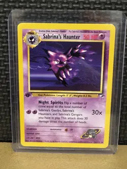 2000 Pokemon Gym Heroes - Sabrina’s Haunter - 1st Edition Ungraded 58/132 - Image 1