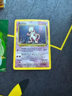 Pokemon Card Mewtwo 10/102 1999 Base Set Holo Unlimited 015🔥MP🔥 - Image 1