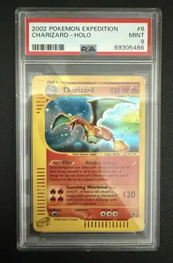 Charizard Holo #6/165 - 2002 Pokemon Expedition - PSA 9 - Rare! - Image 4