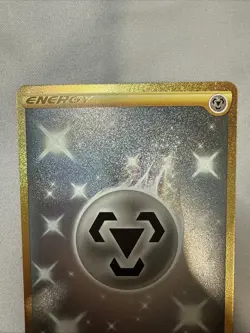 Pokemon TCG SWSH: Evolving Skies Basic Metal Energy Secret Rare Gold NM 237/203 - Image 2