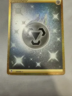 Pokemon TCG SWSH: Evolving Skies Basic Metal Energy Secret Rare Gold NM 237/203 - Image 3