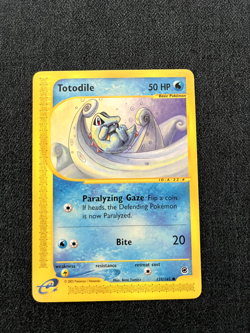 Pokemon TCG Totodile 135/165 Expedition Base Set Regular Near Mint - Image 1